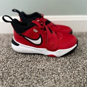 Nike Kids Red and Black Athletic Sneakers